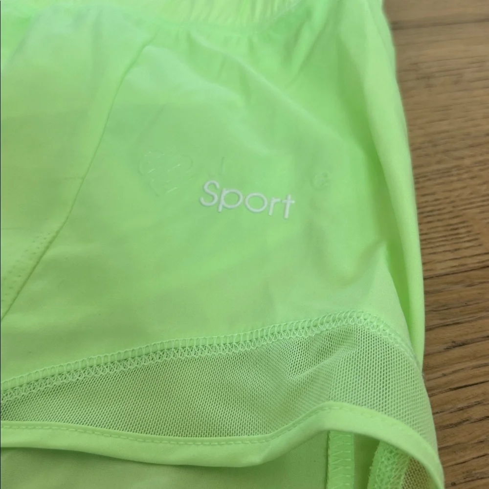 Justice sports Neon Green Girl’s athletic Shorts sz 10